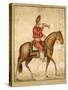 Soldier of 5th Colorados Regiment Sent by Rosas to General Rodriguez, 1820-null-Stretched Canvas