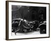 Soldier of Le Clerc's Free French Troops Dashes to Aid French Resistance Fighter-Ralph Morse-Framed Photographic Print