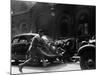 Soldier of Le Clerc's Free French Troops Dashes to Aid French Resistance Fighter-Ralph Morse-Mounted Photographic Print