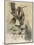 Soldier of Montenegro (Balkans) Fighting the Austrians During World War One-Hoffmann Von Vestenhof-Mounted Art Print