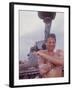 Soldier of the 11th Armored Regiment in Vietnam Taking a Shower-Co Rentmeester-Framed Photographic Print