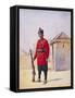 Soldier of the 22nd Punjabis Awan of Shahpur, Illustration for 'Armies of India' by Major G.F.…-Alfred Crowdy Lovett-Framed Stretched Canvas