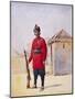 Soldier of the 22nd Punjabis Awan of Shahpur, Illustration for 'Armies of India' by Major G.F.…-Alfred Crowdy Lovett-Mounted Giclee Print