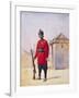 Soldier of the 22nd Punjabis Awan of Shahpur, Illustration for 'Armies of India' by Major G.F.…-Alfred Crowdy Lovett-Framed Giclee Print
