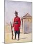 Soldier of the 22nd Punjabis Awan of Shahpur, Illustration for 'Armies of India' by Major G.F.…-Alfred Crowdy Lovett-Mounted Giclee Print