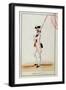 Soldier of the Grenadier Gatinois Regiment, c.1780-null-Framed Giclee Print