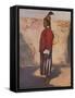 Soldier of the Maharaja of Sikkim - 19th century-Mortimer Ludington Menpes-Framed Stretched Canvas