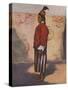Soldier of the Maharaja of Sikkim - 19th century-Mortimer Ludington Menpes-Stretched Canvas