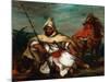 Soldier of the Moroccan Imperial Guard, 1845-Eugene Delacroix-Mounted Giclee Print