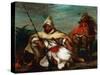 Soldier of the Moroccan Imperial Guard, 1845-Eugene Delacroix-Stretched Canvas