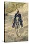 Soldier on Horseback, 1870-Giovanni Fattori-Stretched Canvas