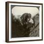 Soldier Receiving First Aid from a Sergeant in a Sap, Battle of Peronne, World War I, 1914-1918-null-Framed Photographic Print