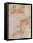 Soldier Running to the Right and Two Mounted Horsemen Their Arms Outstretched-Raphael-Framed Stretched Canvas