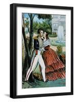 Soldier's Return-Currier & Ives-Framed Art Print