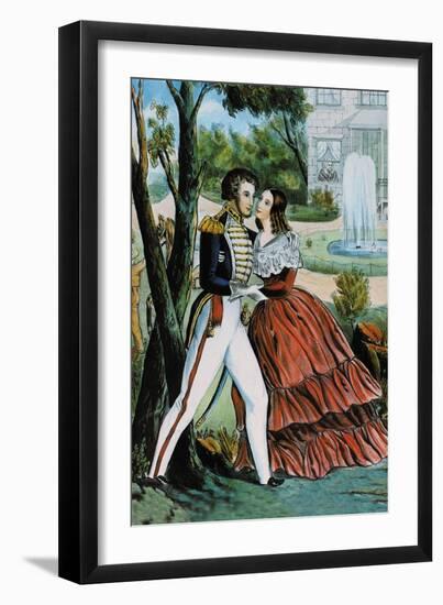 Soldier's Return-Currier & Ives-Framed Art Print