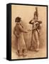 Soldier Saluting Napoleon-null-Framed Stretched Canvas