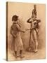 Soldier Saluting Napoleon-null-Stretched Canvas