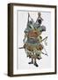 Soldier: Samurai-Totoya Hokkei-Framed Giclee Print