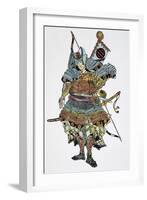 Soldier: Samurai-Totoya Hokkei-Framed Giclee Print