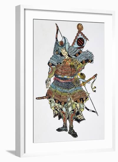 Soldier: Samurai-Totoya Hokkei-Framed Giclee Print