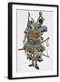 Soldier: Samurai-Totoya Hokkei-Framed Giclee Print