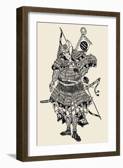 Soldier: Samurai-Totoya Hokkei-Framed Giclee Print