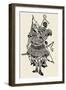 Soldier: Samurai-Totoya Hokkei-Framed Giclee Print