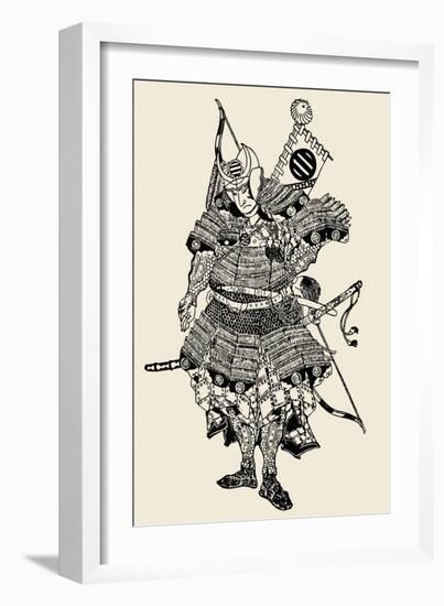 Soldier: Samurai-Totoya Hokkei-Framed Giclee Print