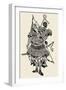 Soldier: Samurai-Totoya Hokkei-Framed Giclee Print