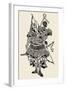 Soldier: Samurai-Totoya Hokkei-Framed Giclee Print