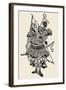 Soldier: Samurai-Totoya Hokkei-Framed Giclee Print