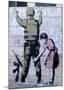 Soldier Searched by a Girl-Banksy-Mounted Giclee Print