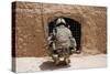 Soldier Searches a Compound in Afghanistan-null-Stretched Canvas