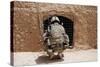 Soldier Searches a Compound in Afghanistan-null-Stretched Canvas