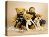 Soldier Teddy Bears "Albert", "Jack", "Harrison" and "Thomas"-null-Stretched Canvas