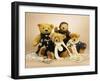 Soldier Teddy Bears "Albert", "Jack", "Harrison" and "Thomas"-null-Framed Giclee Print