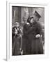 Soldier Tenderly Kissing His Girlfriend's Forehead as She Embraces Him While Saying Goodbye-Alfred Eisenstaedt-Framed Photographic Print