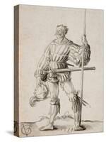 Soldier with a Lance, 1514-Urs Graf-Stretched Canvas