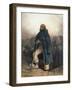 Soldier with a Spade, 1834 watercolor-Joseph-Louis-Hippolyte Bellange-Framed Giclee Print