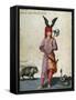 Soldier with Porcupine-Jacopo Ligozzi-Framed Stretched Canvas