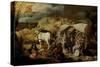 Soldiers Ambush a Cart and Passengers, Between 1600-1647-Sebastian Vrancx-Stretched Canvas