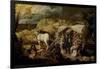 Soldiers Ambush a Cart and Passengers, Between 1600-1647-Sebastian Vrancx-Framed Giclee Print