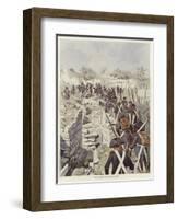 Soldiers Among the Ruins of Nicopolis-Felicien Baron De Myrbach-rheinfeld-Framed Giclee Print