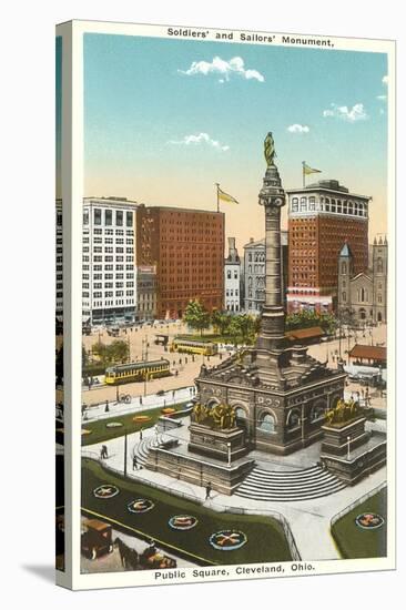 Soldiers and Sailors Monument, Cleveland, Ohio-null-Stretched Canvas