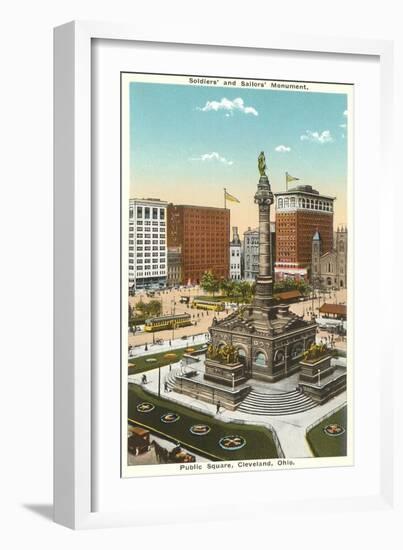 Soldiers and Sailors Monument, Cleveland, Ohio-null-Framed Art Print