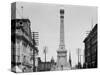 Soldiers and Sailors Monument during Construction in Indianapolis-null-Stretched Canvas