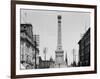 Soldiers and Sailors Monument during Construction in Indianapolis-null-Framed Photographic Print