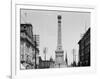 Soldiers and Sailors Monument during Construction in Indianapolis-null-Framed Photographic Print