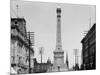 Soldiers and Sailors Monument during Construction in Indianapolis-null-Mounted Photographic Print