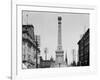 Soldiers and Sailors Monument during Construction in Indianapolis-null-Framed Photographic Print